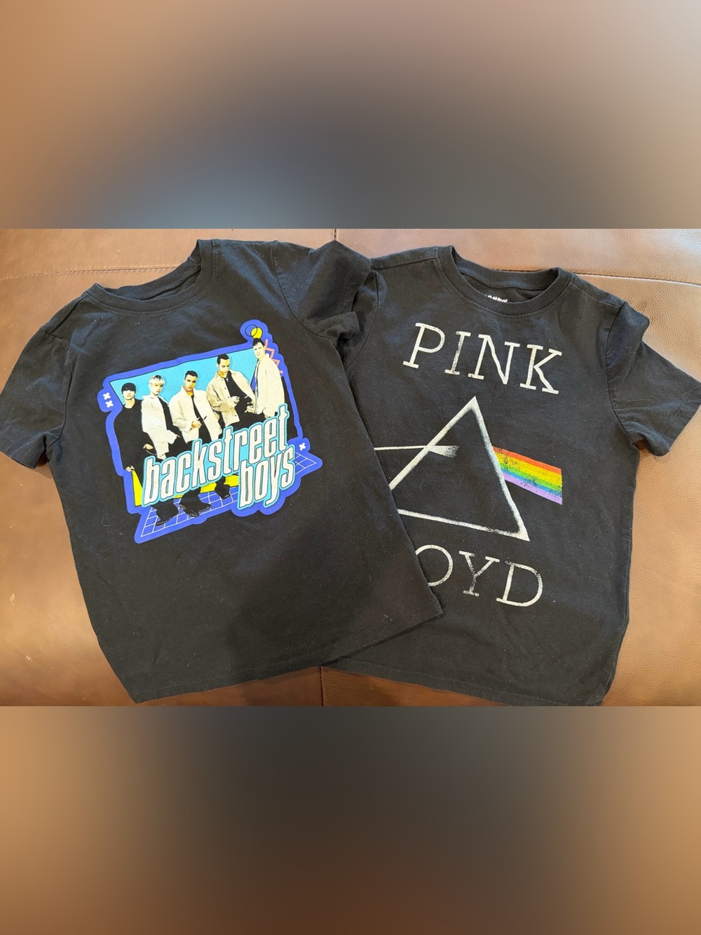 Old Navy Black Graphic Band Tees with Colorful Prints (Bundle)